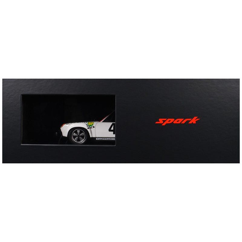 Porsche 914/6 40 Claude Ballot - Lena - Guy Chasseuil "Etablissements Sonauto" "24 Hours of Le Mans" (1970) with Acrylic Display Case 1/18 Model Car by Spark - Spark - ModelCars.com