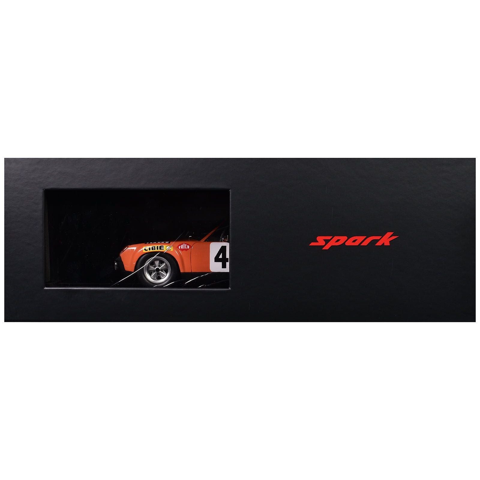 Porsche 914/6 46 Paul Keller - Jean Sage "Ecurie Porsche Club Romand" "24 Hours of Le Mans" (1971) and Acrylic Display Case 1/18 Model Car by Spark - Spark - ModelCars.com