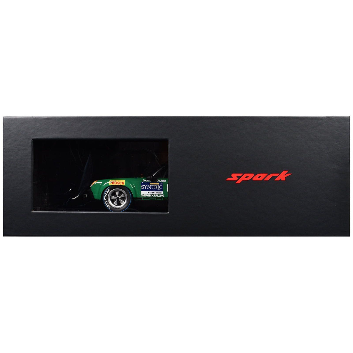 Porsche 914/6 69 Gerd Quist - Dietrich Krumm "Autohaus Max Moritz GmbH" "24 Hours of Le Mans" (1971) and Acrylic Display Case 1/18 Model Car by Spark - Spark - ModelCars.com