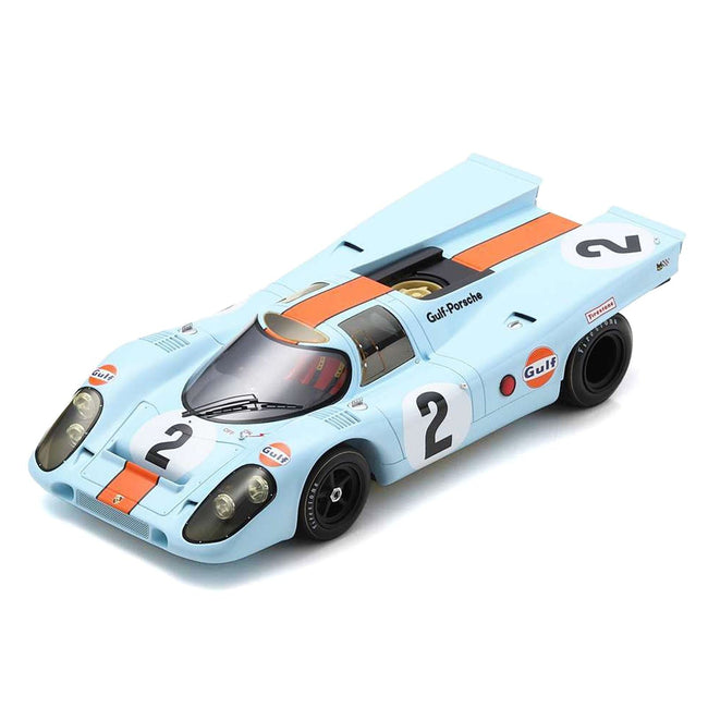 Porsche 917K #2 Pedro Rodriguez - Leo Kinnunen - Brian Redman "John Wyer Automotive Engineering" Winner "24 Hours of Daytona" (1970) with Acrylic Display Case 1/18 Model Car by Spark-Spark-ModelCars.com