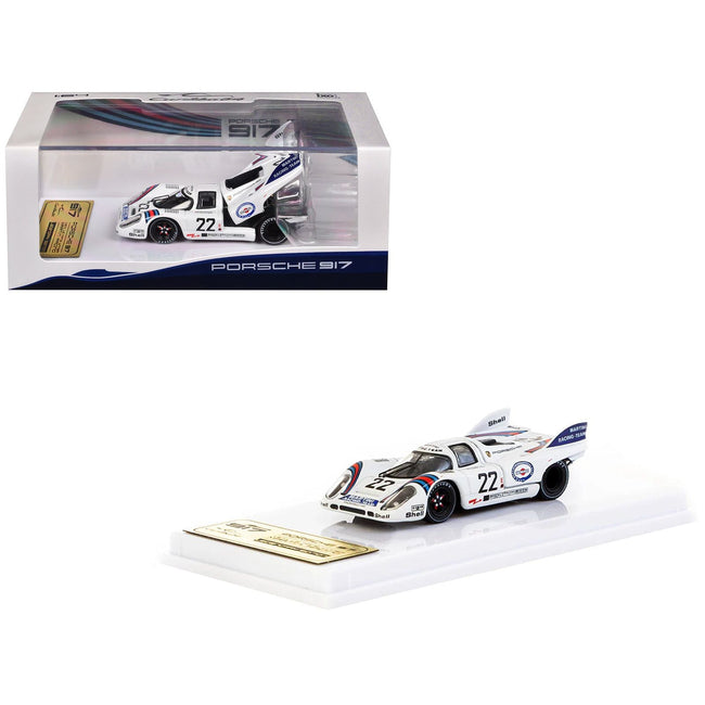 Porsche 917K #22 Gijs van Lennep - Helmut Marko "Martini Racing" Winner "24 Hours of Le Mans" (1971) "Curitiba64" Series 1/64 Diecast Model Car by Tarmac Works-Tarmac Works-ModelCars.com