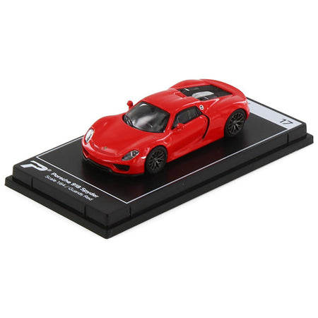 Porsche 918 Spyder Guards Red "Hypercar League Collection" 1/64 Diecast Model Car by PosterCars - PosterCars - ModelCars.com