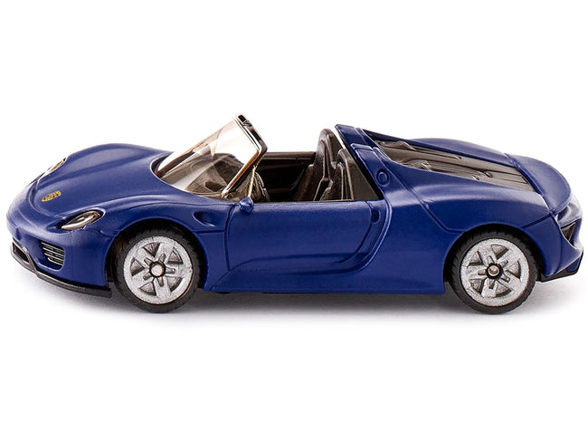 Porsche 918 Spyder Matt Blue Diecast Model Car by Siku-SIKU-ModelCars.com
