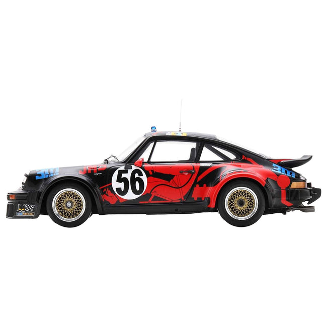 Porsche 934 56 Jean - Louis Bousquet - Cyril Grandet - Philippe Dagoreau "JMS Racing - ASA Cachia" "24 Hours of Le Mans" (1977) with Acrylic Display Case 1/18 Model Car by Spark - Spark - ModelCars.com
