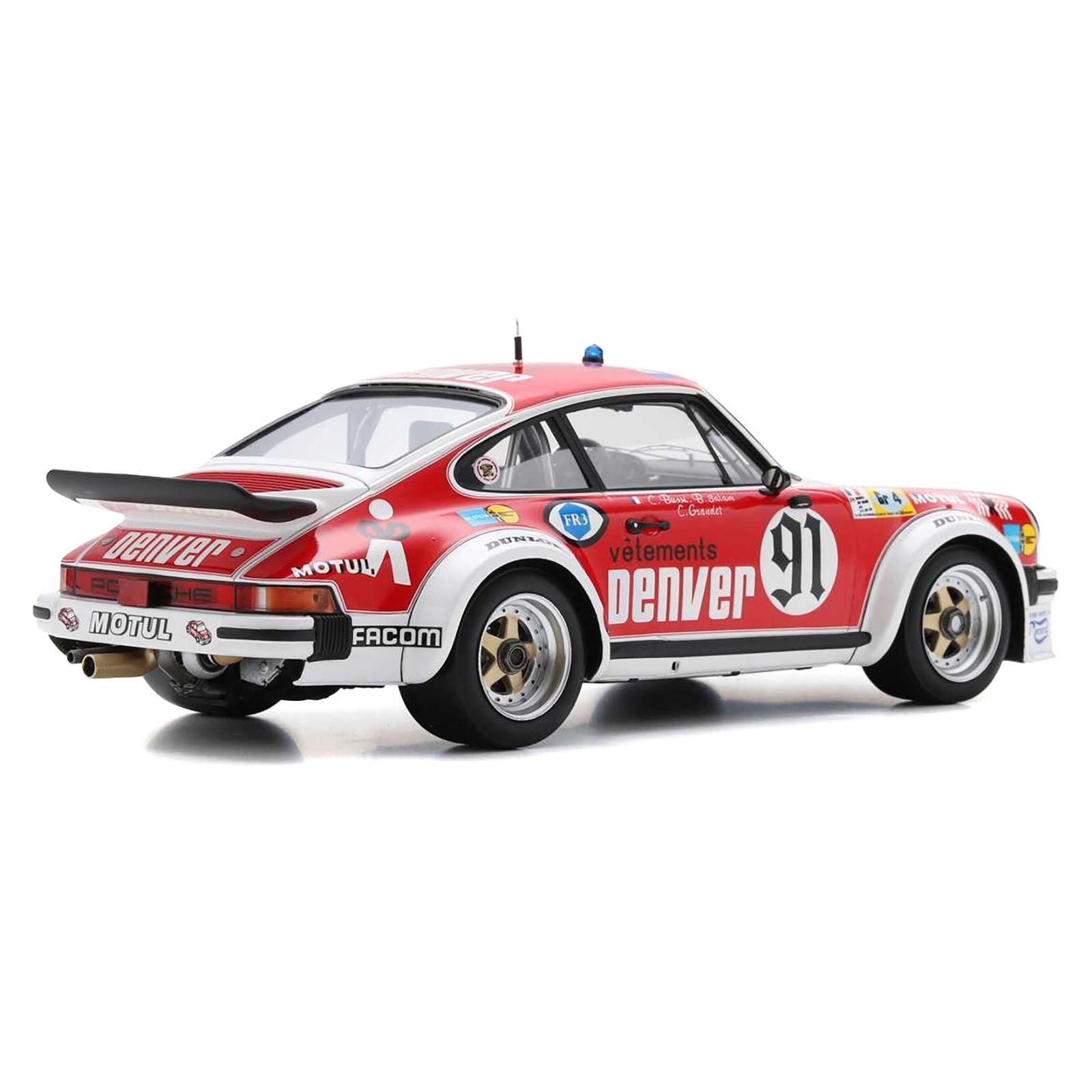 Porsche 934 91 Christian Bussi - Bernard Salam - Cyril Grandet "ASA Cachia" "24 Hours of Le Mans" (1980) with Acrylic Display Case 1/18 Model Car by Spark - Spark - ModelCars.com