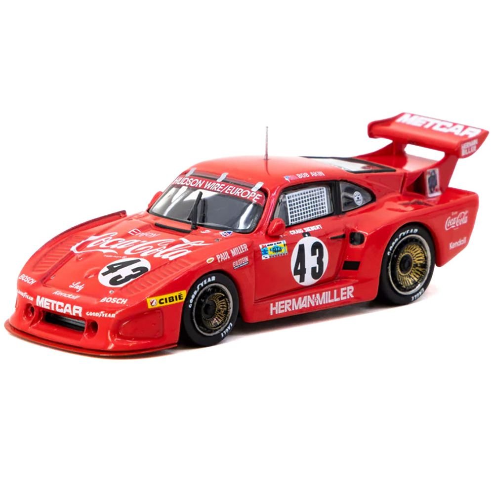 Porsche 935 K3 #43 Bob Akin - Paul Miller - Craig Siebert "Bob Akin Motor Racing" "24 Hours of Le Mans" (1981) "Hobby64" Series 1/64 Diecast Model Car by Tarmac Works-Tarmac Works-ModelCars.com