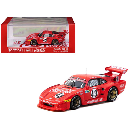 Porsche 935 K3 #43 Bob Akin - Paul Miller - Craig Siebert "Bob Akin Motor Racing" "24 Hours of Le Mans" (1981) "Hobby64" Series 1/64 Diecast Model Car by Tarmac Works-Tarmac Works-ModelCars.com