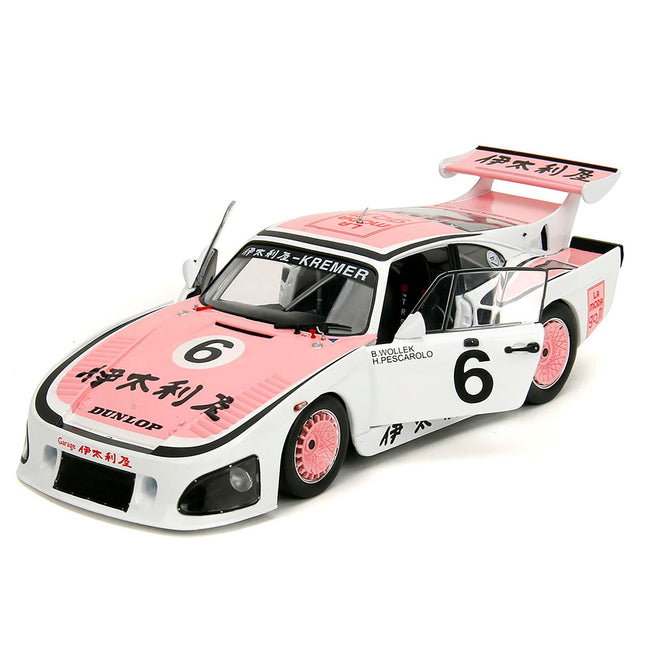 Porsche 935 K3 #6 Bob Wollek - Henri Pescarolo Winner "Suzuka 1000KM" (1981) "Pink Slips" Series 1/18 Diecast Model Car by Jada-Jada-ModelCars.com