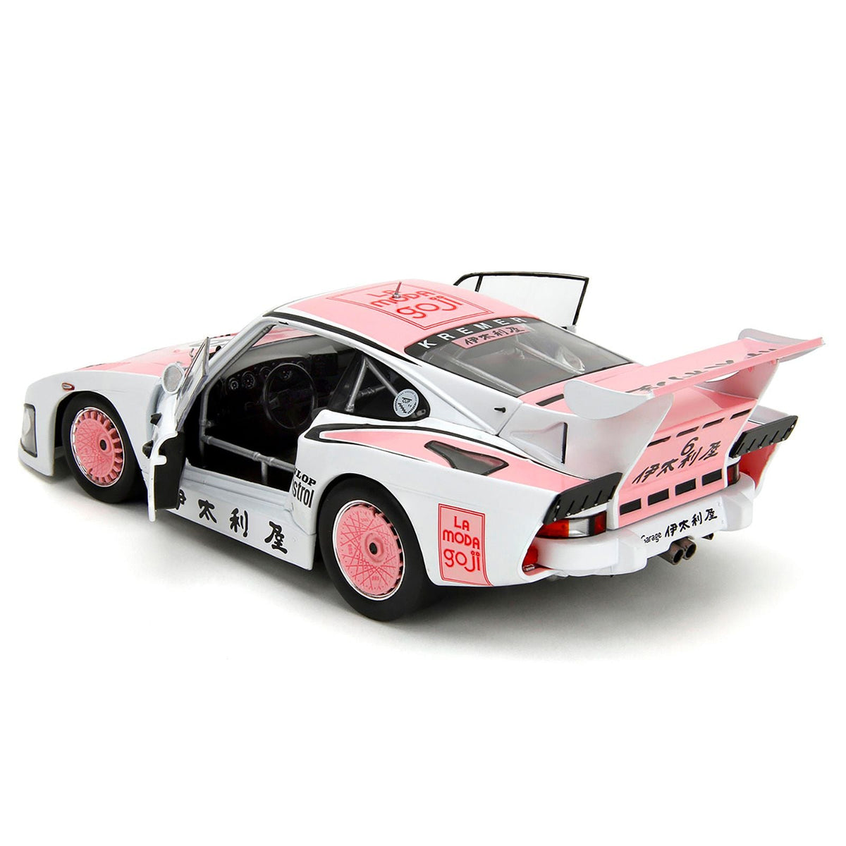 Porsche 935 K3 #6 Bob Wollek - Henri Pescarolo Winner "Suzuka 1000KM" (1981) "Pink Slips" Series 1/18 Diecast Model Car by Jada-Jada-ModelCars.com