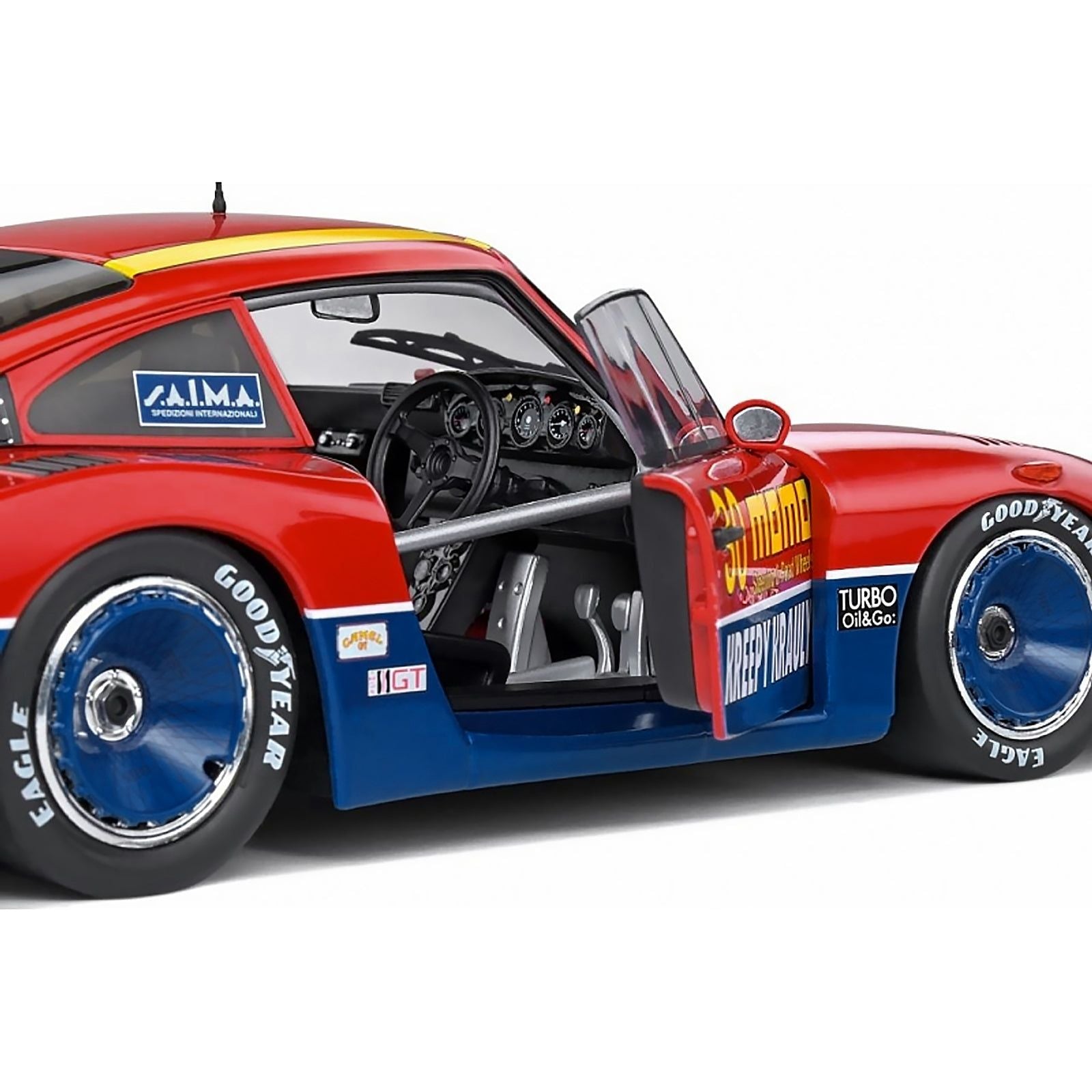 Porsche 935 Moby Dick 30 RHD (Right Hand Drive) Giampiero Moretti - Sarel van der Merwe "Kreepy Krauly" 6 Hours of Mid - Ohio (1983) "Competition" Series 1/18 Diecast Model Car by Solido - Solido - ModelCars.com