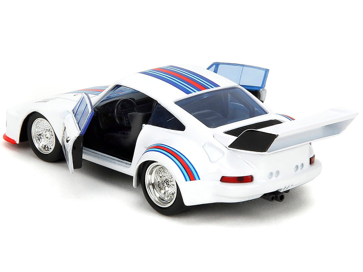 Porsche 935 Turbo #4 "Jazz" White with Blue and Red Stripes "Transformers" "Hollywood Rides" Series 1/32 Diecast Model Car by Jada-Jada-ModelCars.com