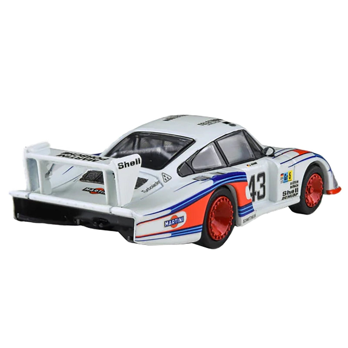Porsche 935/78 "Moby Dick" 43 Rolf Stommelen - Manfred Schurti "Martini Racing Porsche System" "24 Hours of Le Mans" (1978) 1/64 Diecast Model Car by Paragon Models - Paragon - ModelCars.com