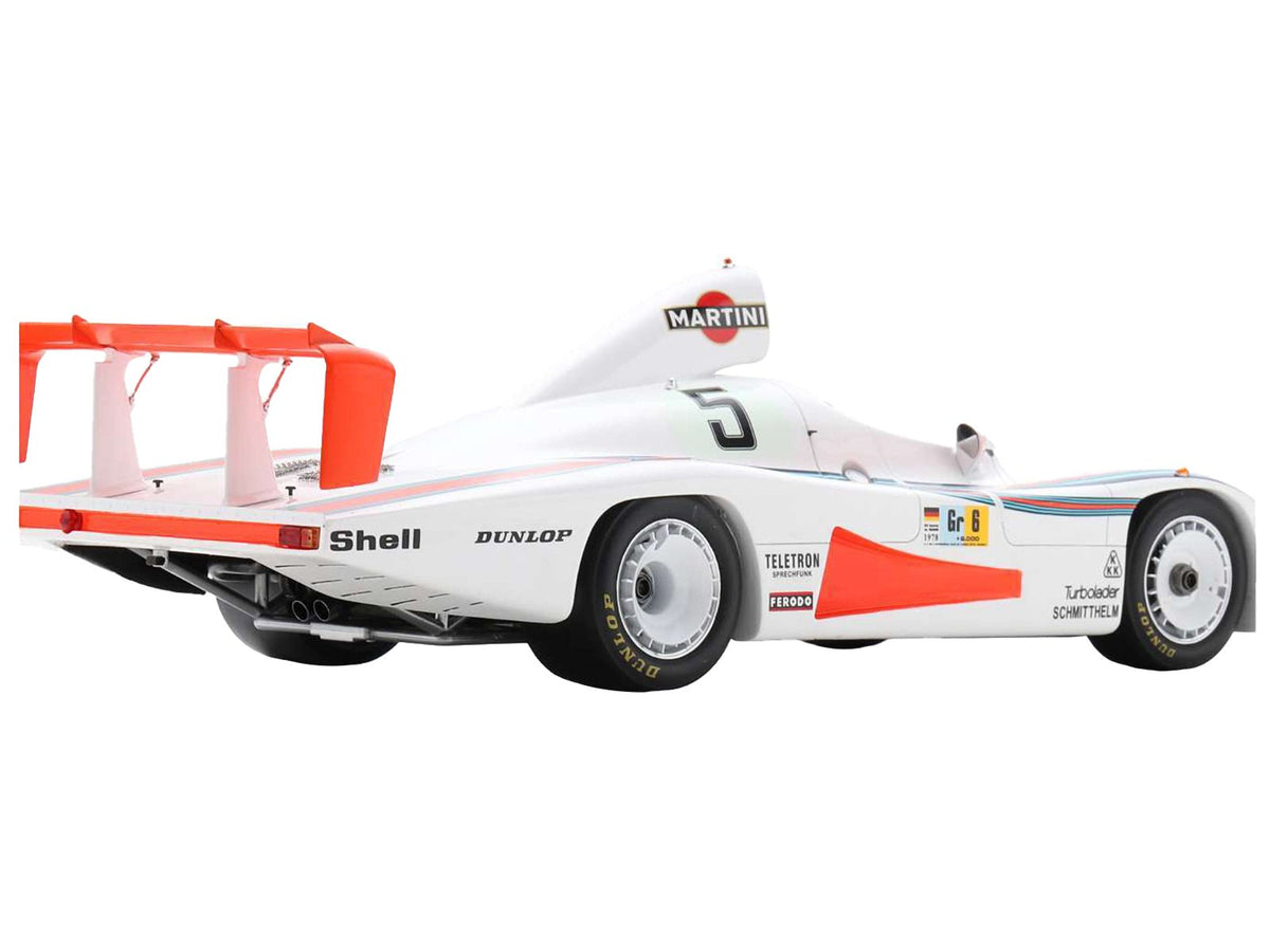 Porsche 936/78 #5 Jacky Ickx - Henri Pescarolo - Jochen Mass "Martini Racing Porsche System" "24 Hours of Le Mans" (1978) with Acrylic Display Case 1/18 Model Car by Spark-Spark-ModelCars.com