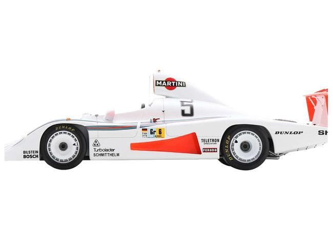 Porsche 936/78 #5 Jacky Ickx - Henri Pescarolo - Jochen Mass "Martini Racing Porsche System" "24 Hours of Le Mans" (1978) with Acrylic Display Case 1/18 Model Car by Spark-Spark-ModelCars.com