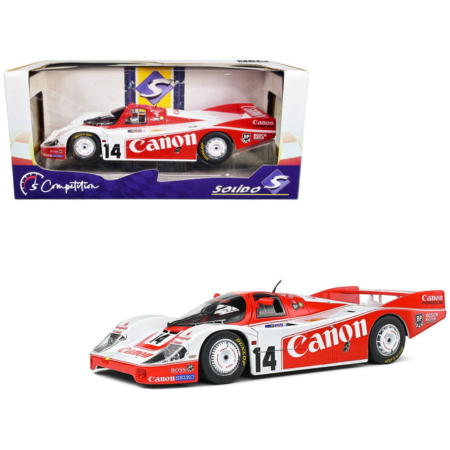 Porsche 956 14 Richard Lloyd - Jonathan Palmer - Jan Lammers "24 Hours of Le Mans" (1983) "Competition" Series 1/18 Diecast Model Car by Solido - Solido - ModelCars.com