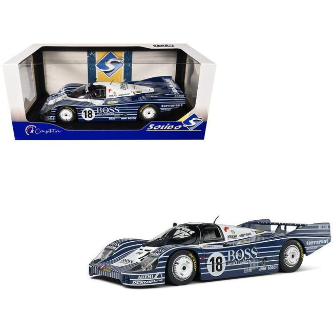Porsche 956LH #18 Jurgen Lassig - Axel Plankenhorn - Desire Wilson "24 Hours of Le Mans" (1983) "Competition" Series 1/18 Diecast Model Car by Solido-Solido-ModelCars.com