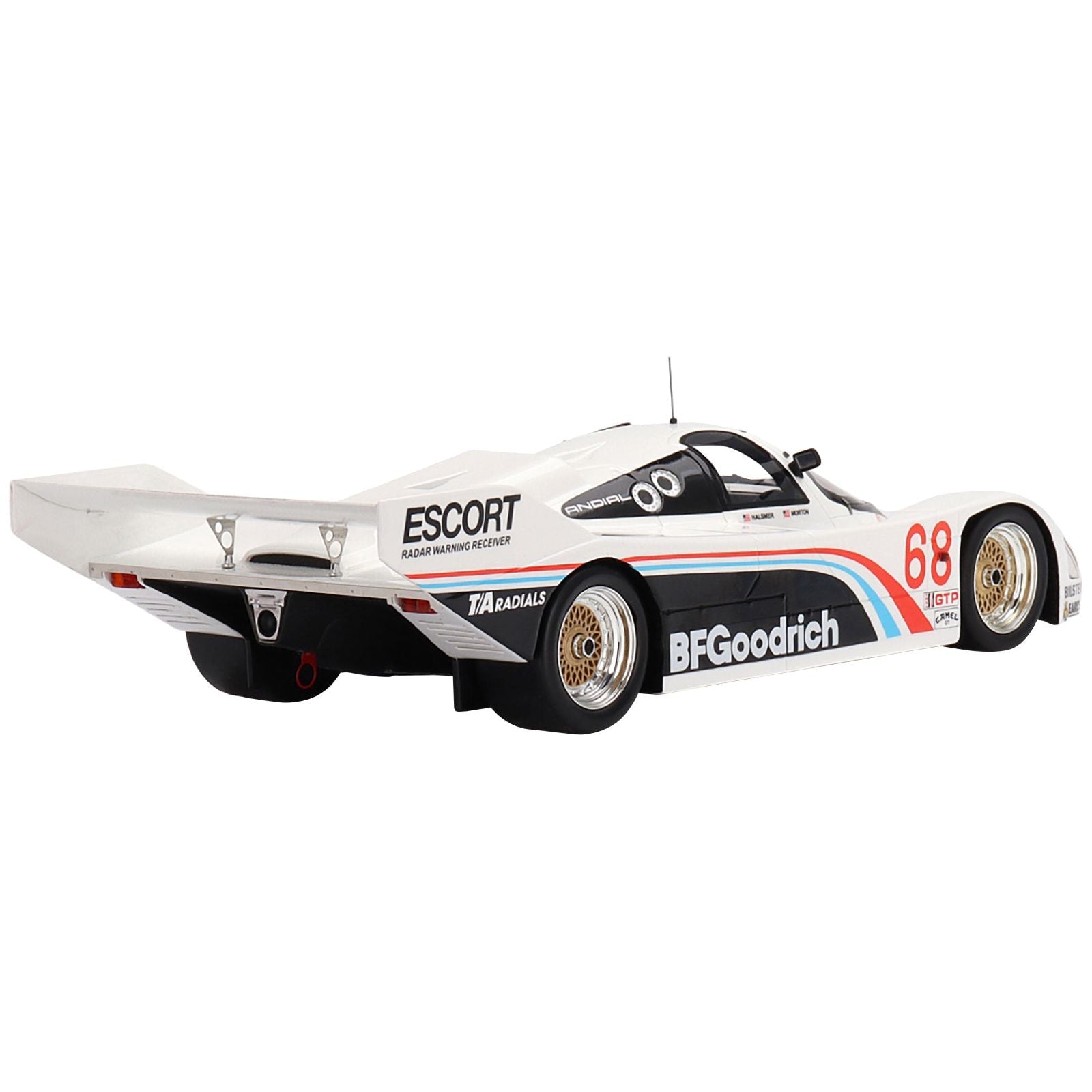 Porsche 962 68 Darin Brassfield - John Morton "BFGoodrich" IMSA Road America 500 Miles (1986) 1/18 Model Car by Top Speed - Top Speed - ModelCars.com