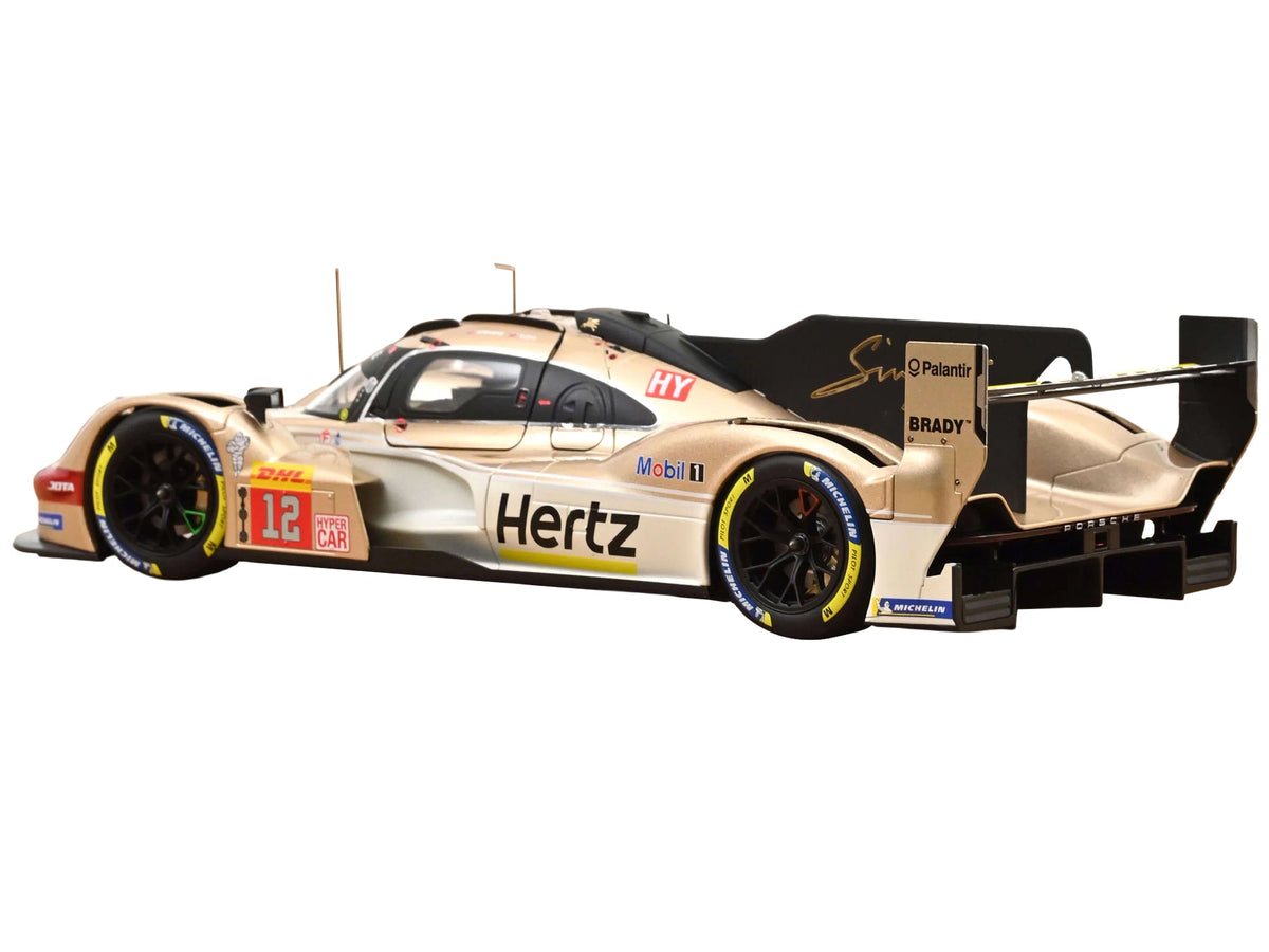 Porsche 963 #12 Callum Ilott - Will Stevens "Hertz Team Jota" Winner "6 Hours of Spa-Francorchamps" (2024) 1/18 Diecast Model Car by Norev-Norev-ModelCars.com