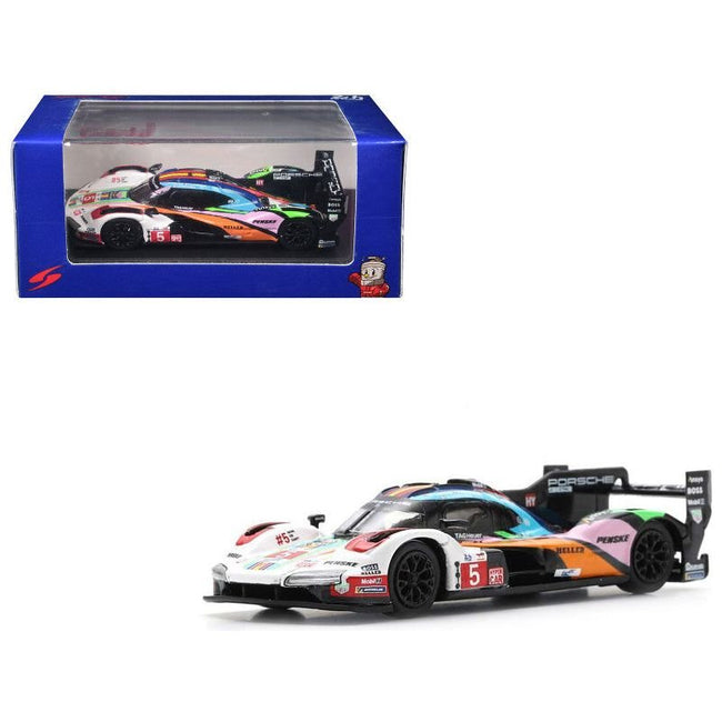 Porsche 963 5 Dane Cameron - Michael Christensen - Frederic Makowiecki "Porsche Penske Motorsport" "24 Hours of Le Mans" (2023) 1/64 Diecast Model Car by Sparky - Sparky - ModelCars.com