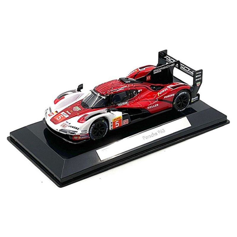 Porsche 963 5 Dane Cameron - Michael Christensen - Frederic Makowiecki "Porsche Penske Motorsport" Hypercar "24 Hours of Le Mans" (2023) "Race" Series 1/43 Diecast Model Car by Bburago - Bburago - ModelCars.com