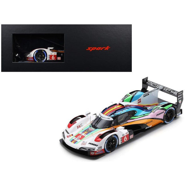 Porsche 963 6 Kevin Estre - Andre Lotterer - Laurens Vanthoor "Porsche Penske Motorsport" "24 Hours of Le Mans" (2023) with Acrylic Display Case 1/18 Model Car by Spark - Spark - ModelCars.com