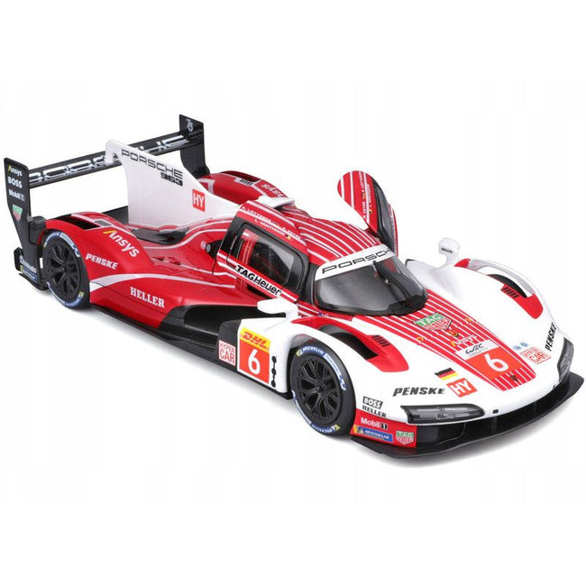 Porsche 963 #6 Kevin Estre - Andre Lotterer - Laurens Vanthoor "Porsche Penske Motorsport" Winner "FIA World Endurance Championship" (2024) 1/24 Diecast Model Car by Bburago-Bburago-ModelCars.com