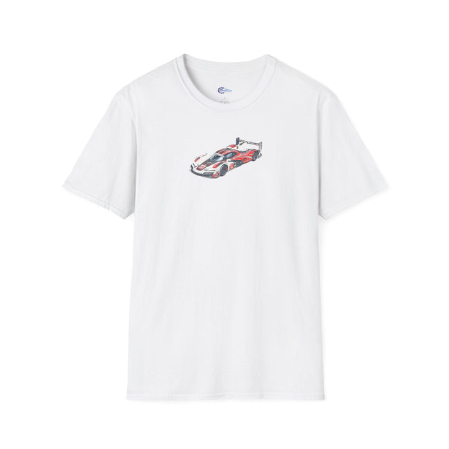 Porsche 963 Endurance Racing Sketch-Art T-Shirt, Tee, Motorsport Shirt, Racing-Modelcars.com-ModelCars.com
