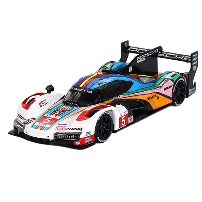 Porsche 963 "Porsche Penske Motorsport" 24 Hours of Le Mans (2023) Set of 3 Cars Limited Edition to 3000 pieces Worldwide 1/64 Diecast Model Car by Mini GT-Mini GT-ModelCars.com