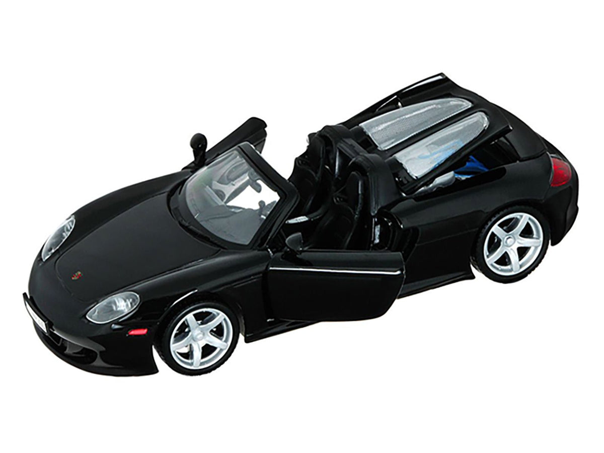 Porsche Carrera GT Black 1/24 Diecast Car Model by Motormax-Motormax-ModelCars.com