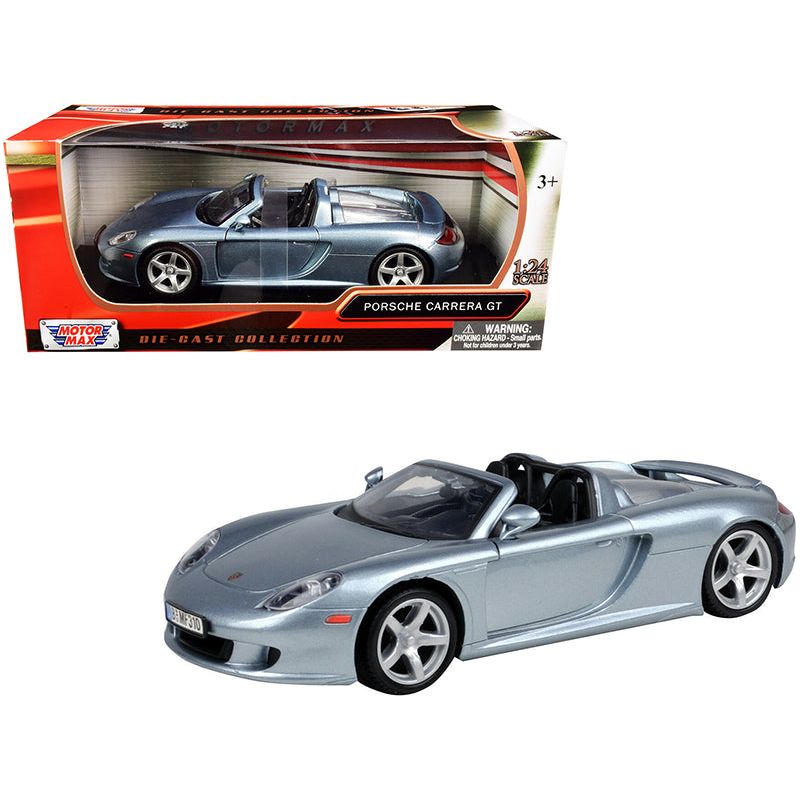Porsche Carrera GT Gray 1/24 Diecast Model Car by Motormax - Motormax - ModelCars.com