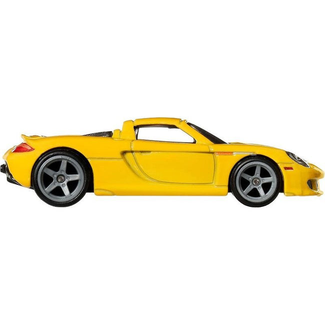 Porsche Carrera GT Yellow "Timeless Icons" Series Diecast Model Car by Hot Wheels-Hotwheels-ModelCars.com
