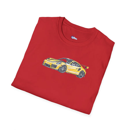 Porsche GT2RS (991.1) Inspired - Sketch Art T-Shirt-Modelcars.com-ModelCars.com
