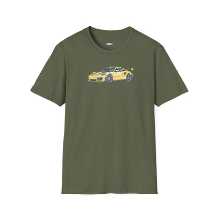 Porsche GT2RS (991.1) Inspired - Sketch Art T-Shirt-Modelcars.com-ModelCars.com