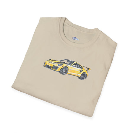 Porsche GT2RS (991.1) Inspired - Sketch Art T-Shirt-Modelcars.com-ModelCars.com