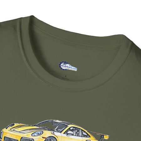 Porsche GT2RS (991.1) Inspired - Sketch Art T-Shirt-Modelcars.com-ModelCars.com
