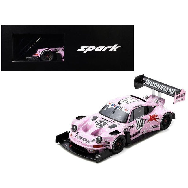Porsche "HOONIPIGASUS" 911 #43 Ken Block "Hoonigan" "Pikes Peak International Hill Climb" (2022) with Acrylic Display Case 1/18 Model Car by Spark-Spark-ModelCars.com