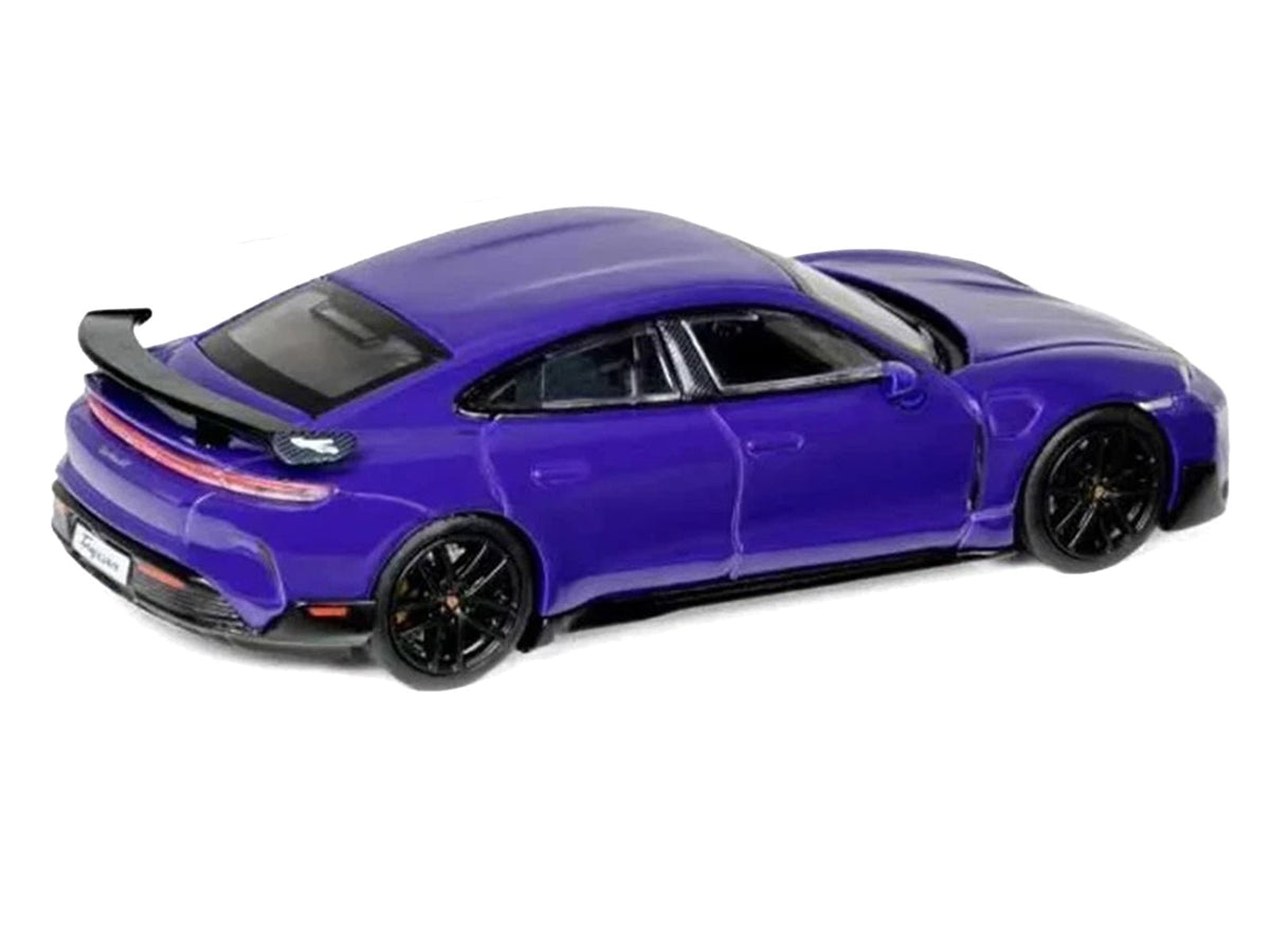 Porsche Taycan Turbo GT Purple 1/64 Diecast Model Car by Trends Hobby-Trends Hobby-ModelCars.com