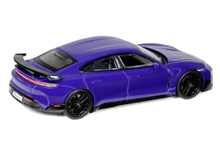 Porsche Taycan Turbo GT Purple 1/64 Diecast Model Car by Trends Hobby-Trends Hobby-ModelCars.com