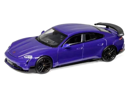Porsche Taycan Turbo GT Purple 1/64 Diecast Model Car by Trends Hobby-Trends Hobby-ModelCars.com