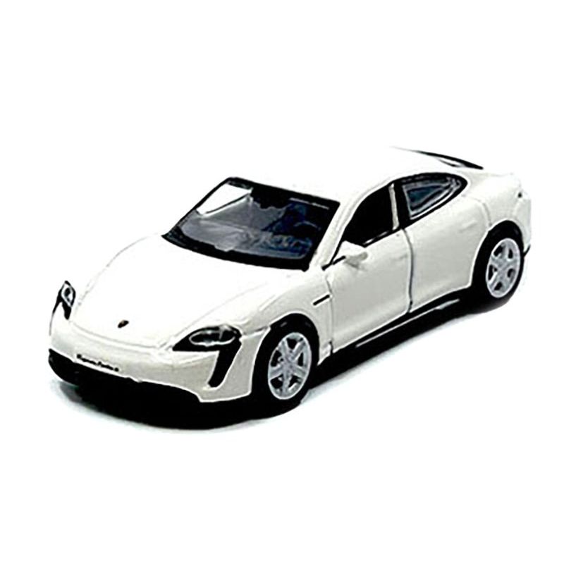 Porsche Taycan Turbo S White "Speed Icons" Series 1/64 Diecast Model Car by Maisto-Maisto-ModelCars.com