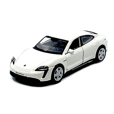 Porsche Taycan Turbo S White "Speed Icons" Series 1/64 Diecast Model Car by Maisto-Maisto-ModelCars.com