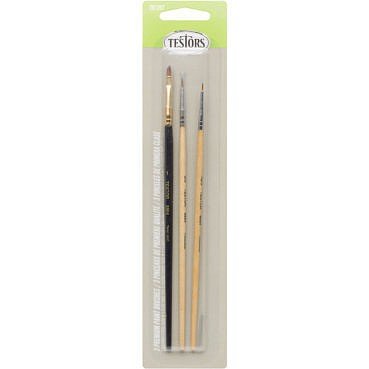 PREM ASSORTED BRUSH 3PK - Testors - ModelCars.com