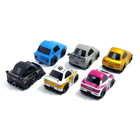 "QubeCarz" Series #1 Set of 6 pieces 1/64 Diecast Model Cars by Mini GT-Mini GT-ModelCars.com