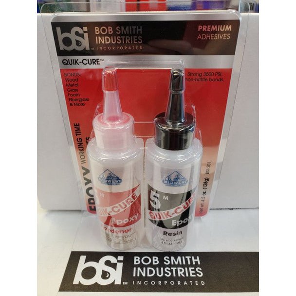 QUIK - CURE 5M EPOXY 4 1/2O - Bob Smith Industries - ModelCars.com