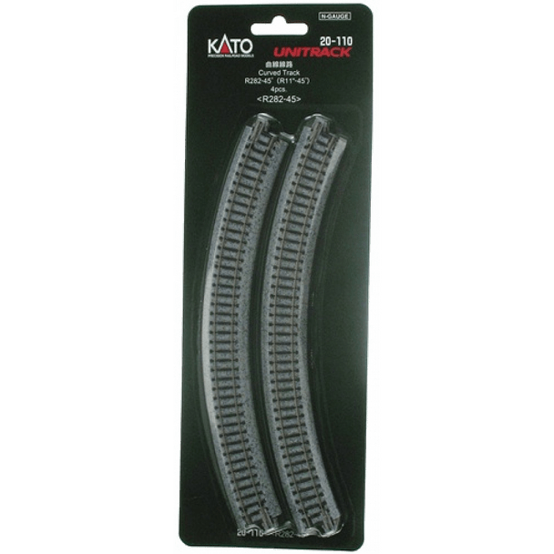 R282 - 45DEG CURVED TRACK - Kato - ModelCars.com
