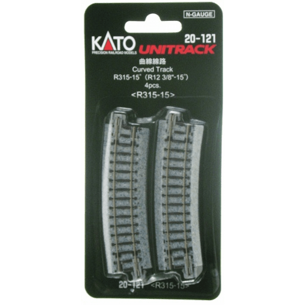 R315 - 15DEG CURVED TRACK - Kato - ModelCars.com