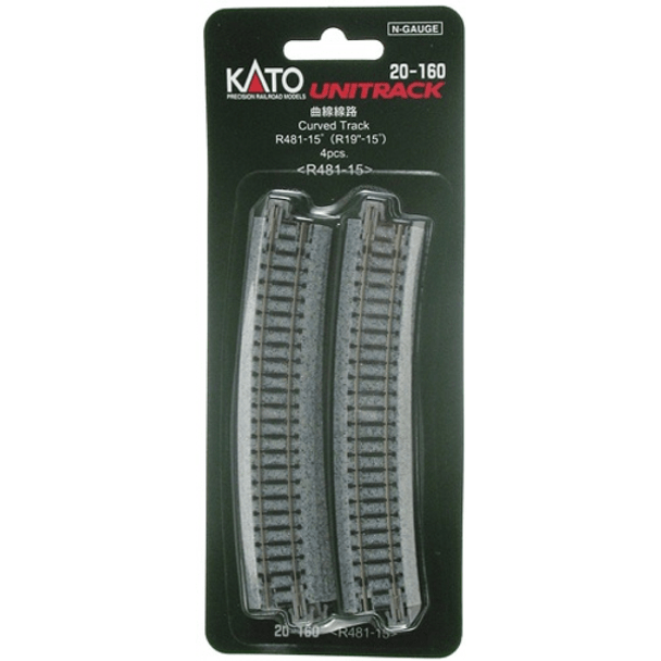 R481 - 15DEG CURVED TRACK - Kato - ModelCars.com