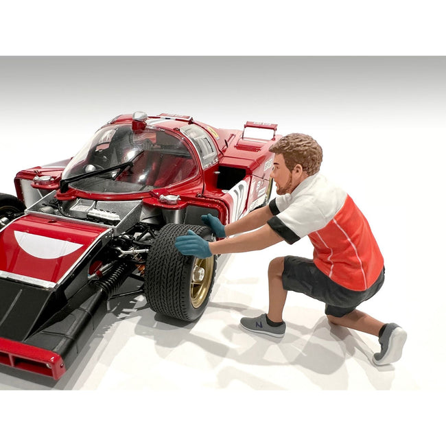 "Race Crew" Figure #1 for 1/18 scale models by American Diorama-American Diorama-ModelCars.com