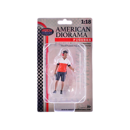 "Race Crew" Figure #2 for 1/18 scale models by American Diorama-American Diorama-ModelCars.com