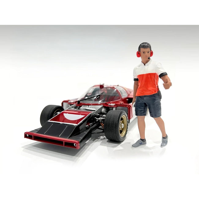 "Race Crew" Figure #2 for 1/18 scale models by American Diorama-American Diorama-ModelCars.com